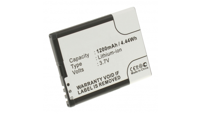 Аккумуляторная батарея BL-4D для телефонов, смартфонов teXet. Артикул iB-M313.Емкость (mAh): 1200. Напряжение (V): 3,7