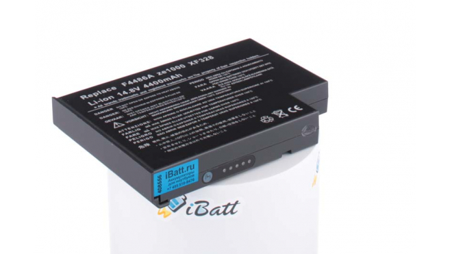 Аккумуляторная батарея iBatt iB-A518 для ноутбука QuantaЕмкость (mAh): 4400. Напряжение (V): 14,8