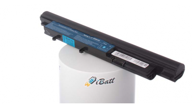 Аккумуляторная батарея iBatt iB-A139H для ноутбука GatewayЕмкость (mAh): 5200. Напряжение (V): 11,1
