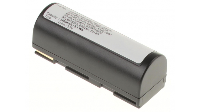 Аккумуляторная батарея B32B818232 для фотоаппаратов и видеокамер Mitsubishi. Артикул iB-F379.Емкость (mAh): 1400. Напряжение (V): 3,7