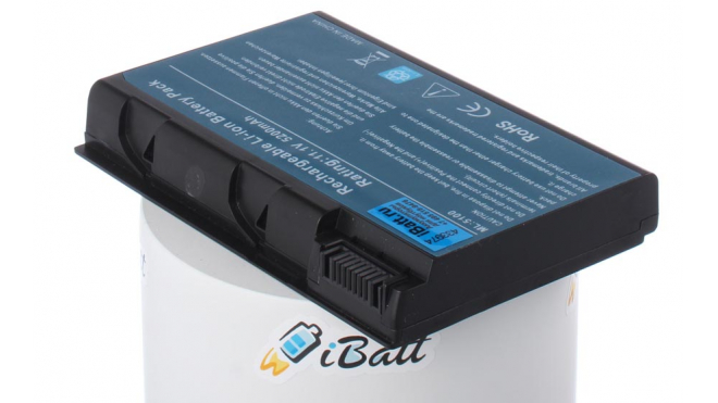 Аккумуляторная батарея BATBL50L8H для ноутбуков Acer. Артикул iB-A117H.Емкость (mAh): 5200. Напряжение (V): 14,8