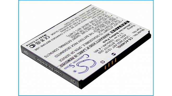 Аккумуляторная батарея iBatt iB-M369 для телефонов, смартфонов AcerЕмкость (mAh): 1090. Напряжение (V): 3,7