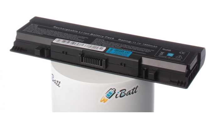 Аккумуляторная батарея для ноутбука Dell Inspiron 1521. Артикул iB-A224H.Емкость (mAh): 7800. Напряжение (V): 11,1