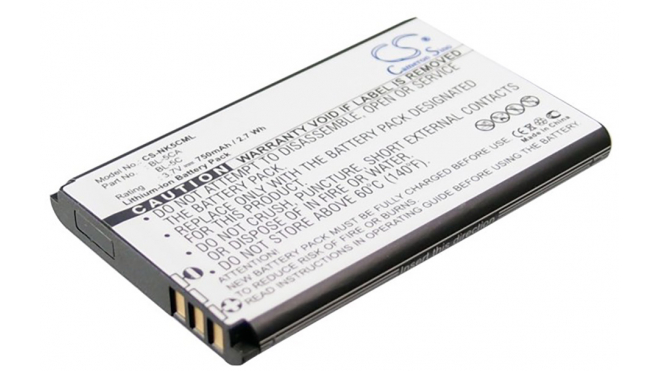 Аккумуляторная батарея BK-BL-5C для телефонов, смартфонов TECNO. Артикул iB-M1413.Емкость (mAh): 750. Напряжение (V): 3,7
