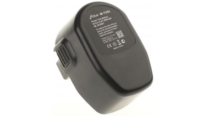 Аккумуляторная батарея iBatt iB-T191 для шуруповертов и другого электроинструмента DeWaltЕмкость (mAh): 2000. Напряжение (V): 14,4