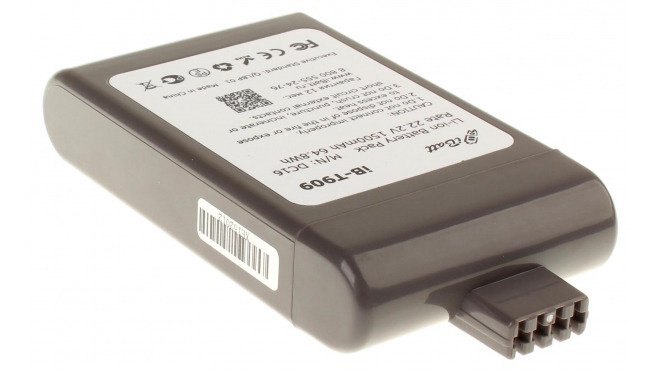 Аккумуляторная батарея iBatt iB-T909 для пылесосов DysonЕмкость (mAh): 1500. Напряжение (V): 22,2