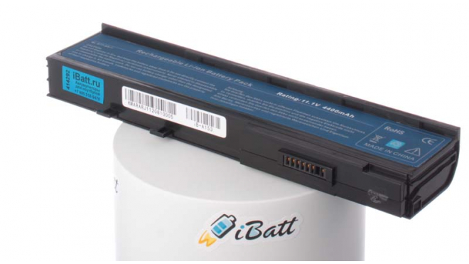 Аккумуляторная батарея iBatt iB-A153 для ноутбука eMachinesЕмкость (mAh): 4400. Напряжение (V): 11,1