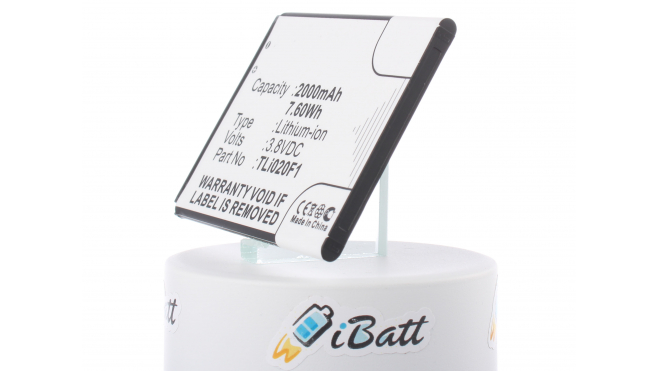 Аккумуляторная батарея iBatt iB-M737 для телефонов, смартфонов TCLЕмкость (mAh): 2000. Напряжение (V): 3,8