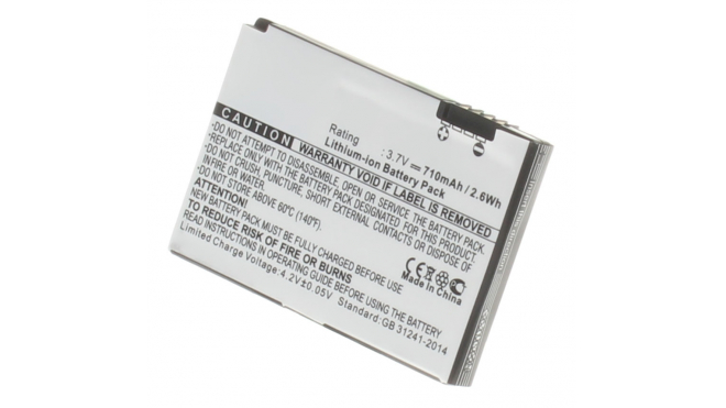 Аккумуляторная батарея SNN5696B для телефонов, смартфонов Motorola. Артикул iB-M1029.Емкость (mAh): 710. Напряжение (V): 3,7