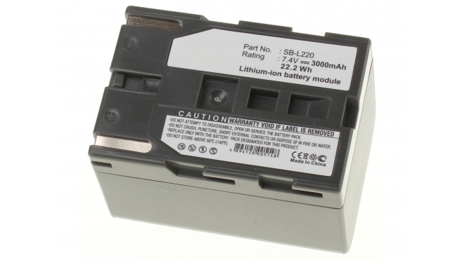 Аккумуляторная батарея SB-L110 для фотоаппаратов и видеокамер Leaf. Артикул iB-F241.Емкость (mAh): 3000. Напряжение (V): 7,4
