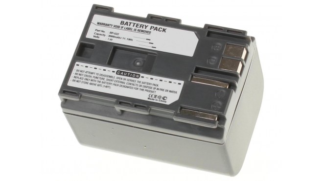 Аккумуляторная батарея BP-512 для фотоаппаратов и видеокамер Dali. Артикул iB-F102.Емкость (mAh): 3000. Напряжение (V): 7,4