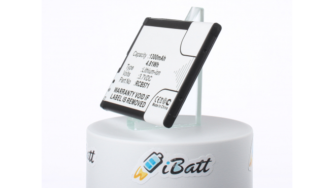 Аккумуляторная батарея iBatt iB-M1740 для телефонов, смартфонов DoroЕмкость (mAh): 1300. Напряжение (V): 3,7