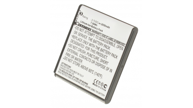 Аккумуляторная батарея для телефона, смартфона Sony Ericsson M36. Артикул iB-M1094.Емкость (mAh): 2050. Напряжение (V): 3,7