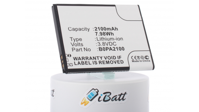 Аккумуляторная батарея iBatt iB-M774 для телефонов, смартфонов HTCЕмкость (mAh): 2100. Напряжение (V): 3,8