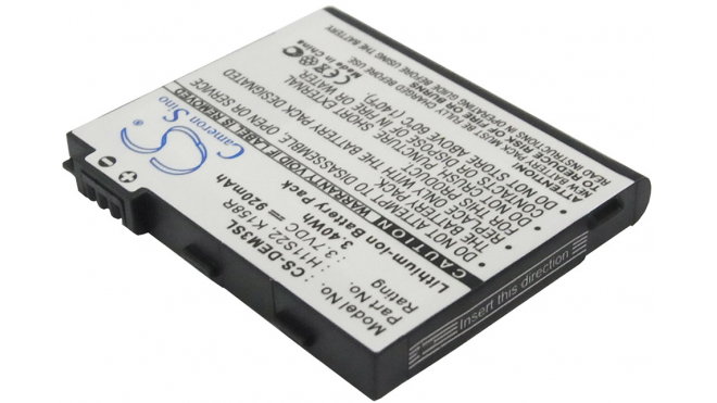 Аккумуляторная батарея iBatt iB-M1710 для телефонов, смартфонов DellЕмкость (mAh): 920. Напряжение (V): 3,7