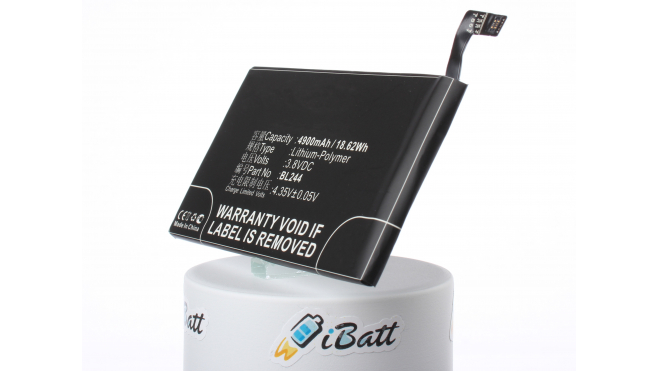 Аккумуляторная батарея iBatt iB-M2113 для телефонов, смартфонов LenovoЕмкость (mAh): 4900. Напряжение (V): 3,8
