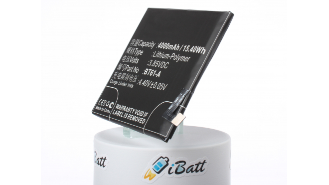 Аккумуляторная батарея BT61-A для телефонов, смартфонов Meizu. Артикул iB-M2253.Емкость (mAh): 4000. Напряжение (V): 3,85