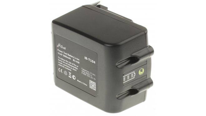 Аккумуляторная батарея для электроинструмента Makita TD132DRFXW. Артикул iB-T104.Емкость (mAh): 3000. Напряжение (V): 14,4