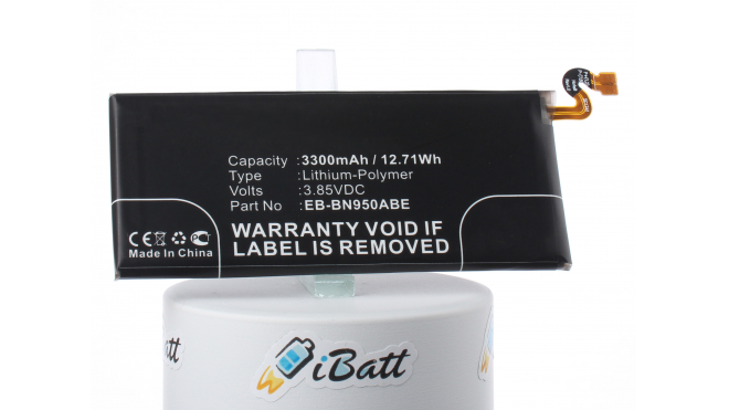 Аккумуляторная батарея iBatt iB-M2740 для телефонов, смартфонов SamsungЕмкость (mAh): 3300. Напряжение (V): 3,85