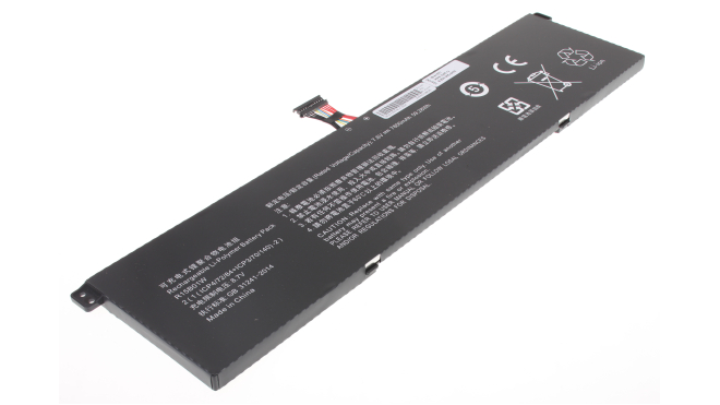 Аккумуляторная батарея iBatt iB-A1671 для ноутбука XiaomiЕмкость (mAh): 7800. Напряжение (V): 7,6