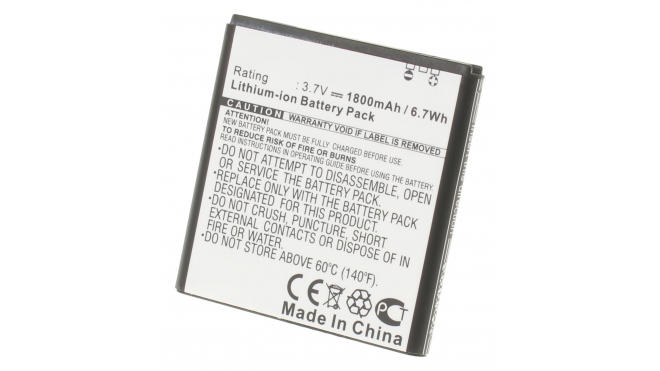 Аккумуляторная батарея для телефона, смартфона Samsung SPH-D710. Артикул iB-M622.Емкость (mAh): 1800. Напряжение (V): 3,7