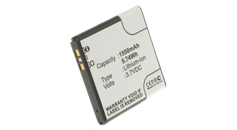 Аккумуляторная батарея iBatt iB-M358 для телефонов, смартфонов Sony EricssonЕмкость (mAh): 1550. Напряжение (V): 3,7
