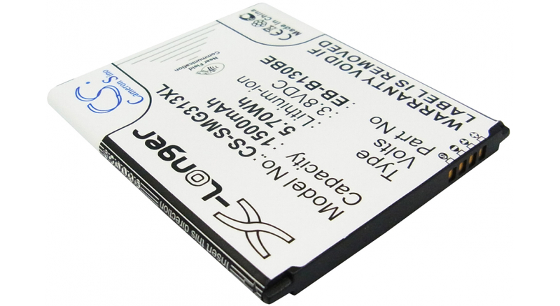 Аккумуляторная батарея EB-B130BE для телефонов, смартфонов Samsung. Артикул iB-M1128.Емкость (mAh): 1500. Напряжение (V): 3,8