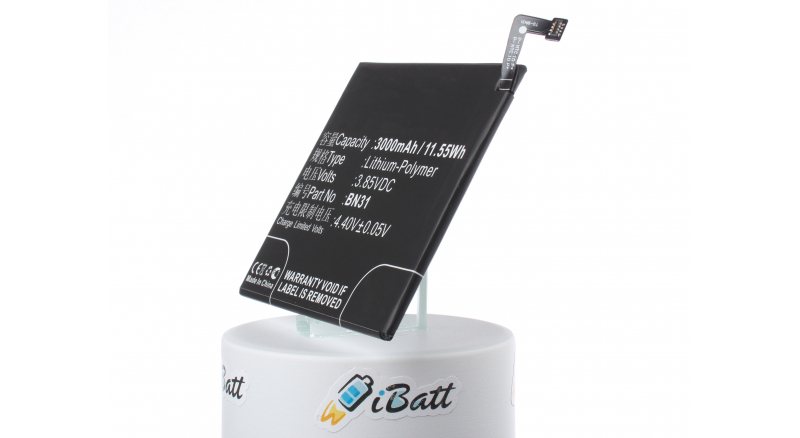 Аккумуляторная батарея iBatt iB-M2999 для телефонов, смартфонов RedmiЕмкость (mAh): 3000. Напряжение (V): 3,85