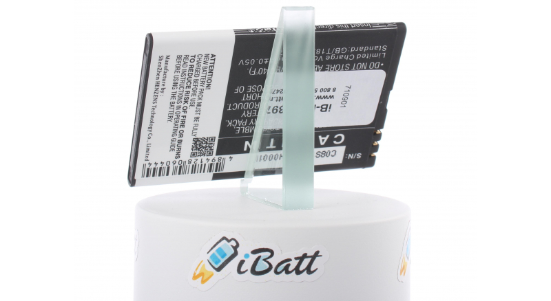 Аккумуляторная батарея iBatt iB-M397 для телефонов, смартфонов myPhoneЕмкость (mAh): 1300. Напряжение (V): 3,7