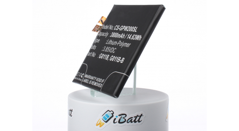 Аккумуляторная батарея iBatt iB-M1827 для телефонов, смартфонов GoogleЕмкость (mAh): 3800. Напряжение (V): 3,85