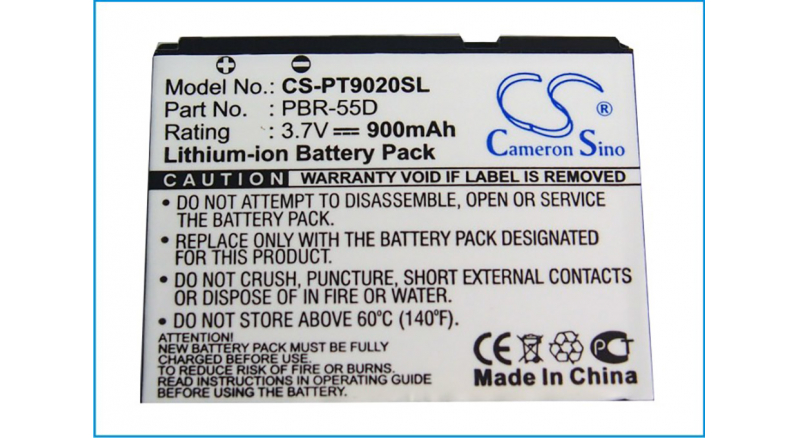 Аккумуляторная батарея для телефона, смартфона Pantech P2020. Артикул iB-M2462.Емкость (mAh): 900. Напряжение (V): 3,7