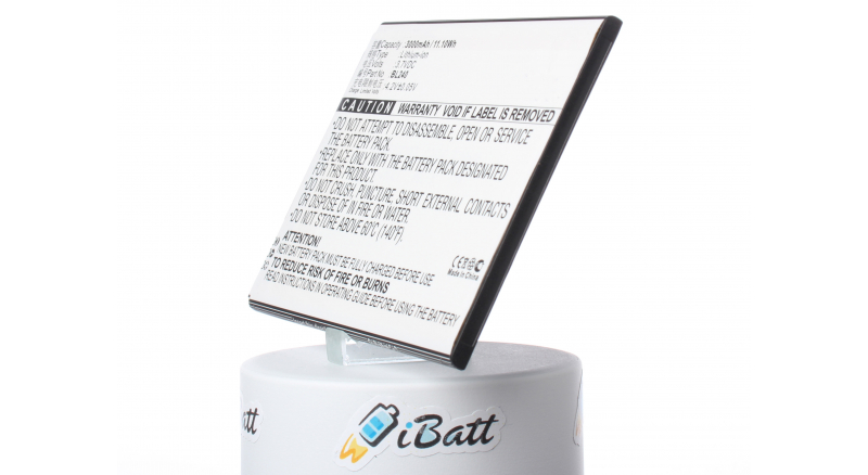 Аккумуляторная батарея iBatt iB-M845 для телефонов, смартфонов LenovoЕмкость (mAh): 3000. Напряжение (V): 3,7