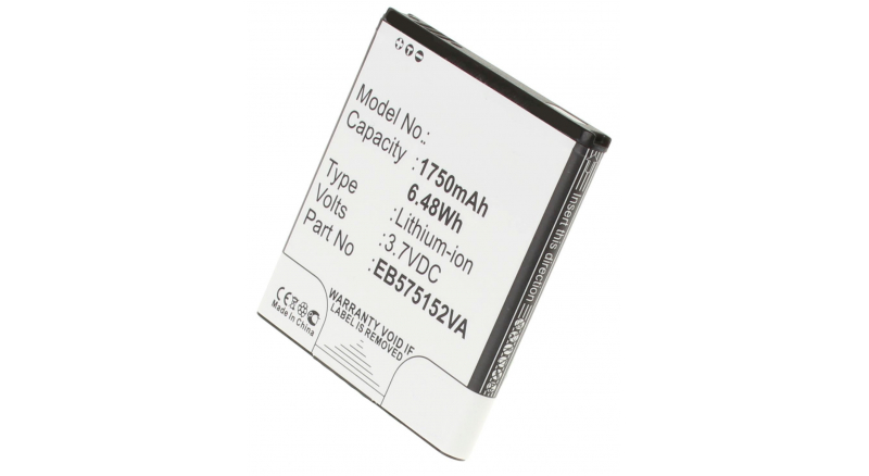 Аккумуляторная батарея iBatt iB-M323 для телефонов, смартфонов T-MobileЕмкость (mAh): 1750. Напряжение (V): 3,7