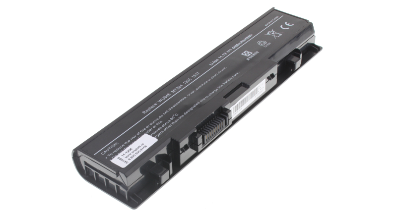 Аккумуляторная батарея для ноутбука Dell Studio 1558. Артикул 11-1206.Емкость (mAh): 4400. Напряжение (V): 11,1