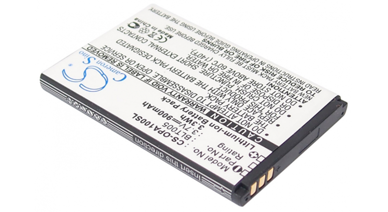 Аккумуляторная батарея BLT005 для телефонов, смартфонов OPPO. Артикул iB-M2426.Емкость (mAh): 900. Напряжение (V): 3,7