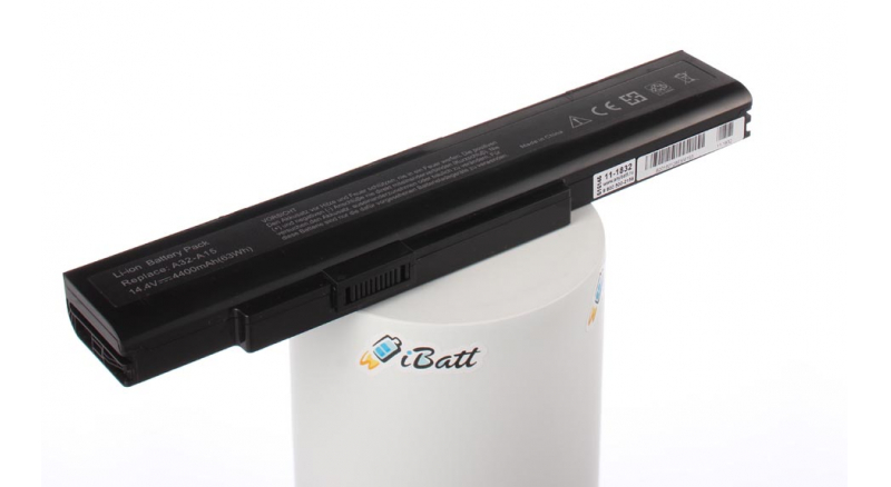 Аккумуляторная батарея iBatt 11-1832 для ноутбука MSIЕмкость (mAh): 4400. Напряжение (V): 14,8