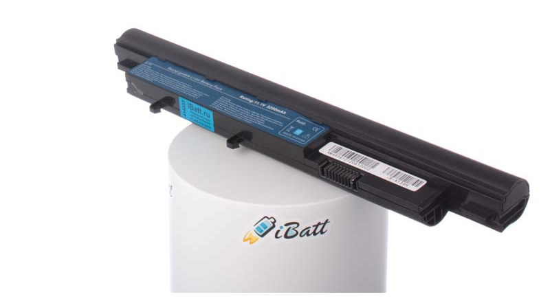 Аккумуляторная батарея iBatt iB-A139H для ноутбука GatewayЕмкость (mAh): 5200. Напряжение (V): 11,1