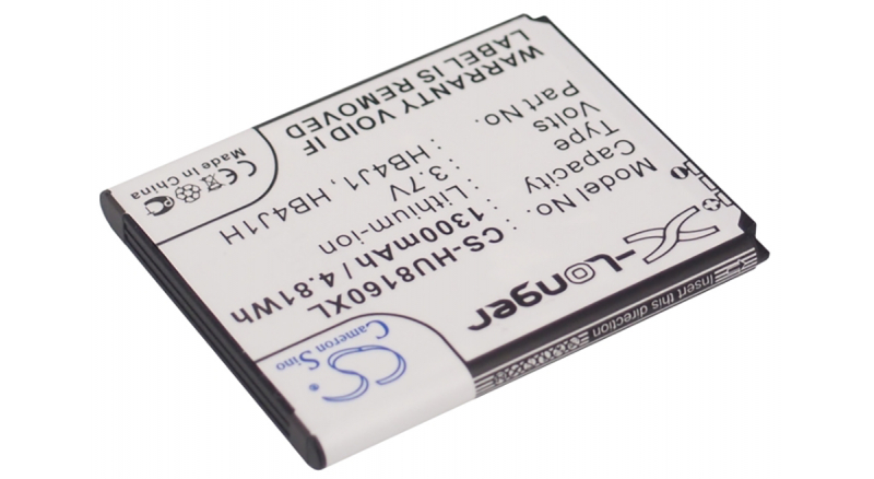 Аккумуляторная батарея HB4J1H для телефонов, смартфонов MTC. Артикул iB-M1134.Емкость (mAh): 1300. Напряжение (V): 3,7