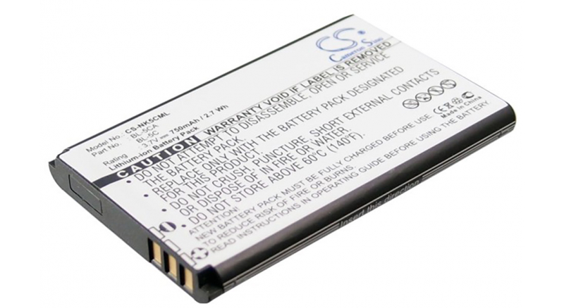 Аккумуляторная батарея BL-5C для телефонов, смартфонов Haier. Артикул iB-M1413.Емкость (mAh): 750. Напряжение (V): 3,7