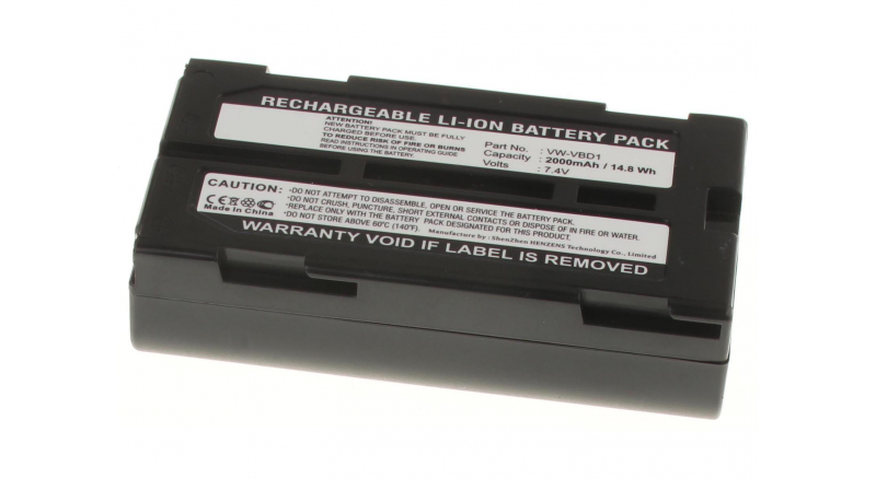 Аккумуляторная батарея CGR-B/814 для фотоаппаратов и видеокамер Panasonic. Артикул iB-F367.Емкость (mAh): 2000. Напряжение (V): 7,4