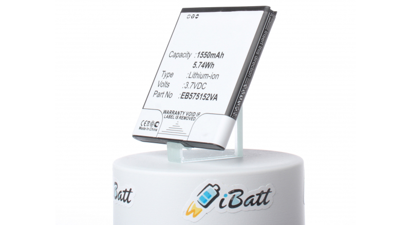 Аккумуляторная батарея iBatt iB-M1351 для телефонов, смартфонов T-MobileЕмкость (mAh): 1550. Напряжение (V): 3,7