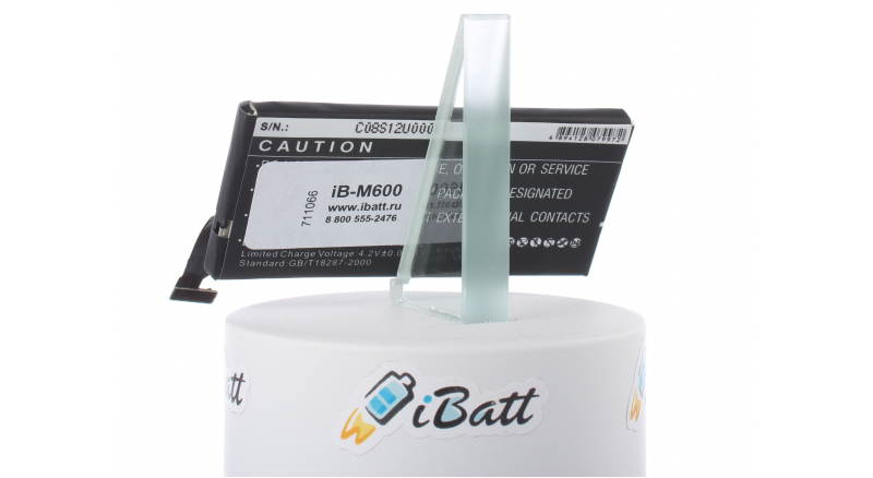 Аккумуляторная батарея iBatt iB-M600 для телефонов, смартфонов SonyЕмкость (mAh): 1250. Напряжение (V): 3,7