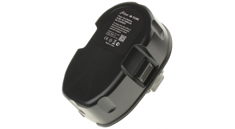 Аккумуляторная батарея iBatt iB-T195 для шуруповертов и другого электроинструмента DeWaltЕмкость (mAh): 3000. Напряжение (V): 18