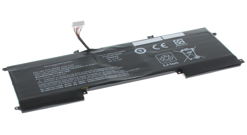 Аккумуляторная батарея для ноутбука HP-Compaq ENVY 13-AD113TU. Артикул 11-11491.Емкость (mAh): 3600. Напряжение (V): 7,7
