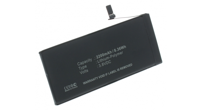 Аккумуляторная батарея iBatt iB-M3110 для телефонов, смартфонов AppleЕмкость (mAh): 2200. Напряжение (V): 3,8