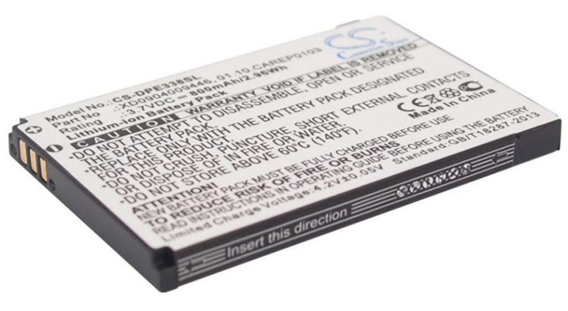 Аккумуляторная батарея iBatt iB-M576 для телефонов, смартфонов DoroЕмкость (mAh): 800. Напряжение (V): 3,7