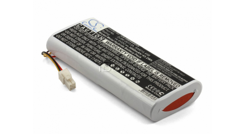 Аккумуляторная батарея для пылесоса Samsung VC-RE70V. Артикул iB-T915.Емкость (mAh): 3000. Напряжение (V): 14,4