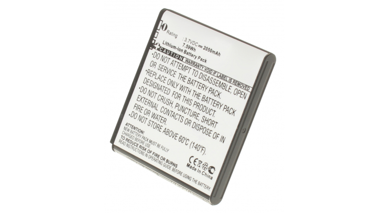 Аккумуляторная батарея для телефона, смартфона Sony Ericsson C550X. Артикул iB-M1094.Емкость (mAh): 2050. Напряжение (V): 3,7