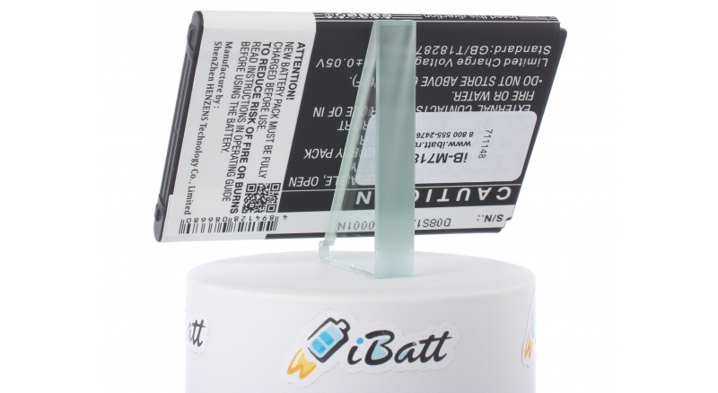 Аккумуляторная батарея iBatt iB-M718 для телефонов, смартфонов LGЕмкость (mAh): 3000. Напряжение (V): 3,8