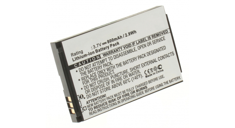 Аккумуляторная батарея для телефона, смартфона T-Mobile Zest. Артикул iB-M523.Емкость (mAh): 800. Напряжение (V): 3,7